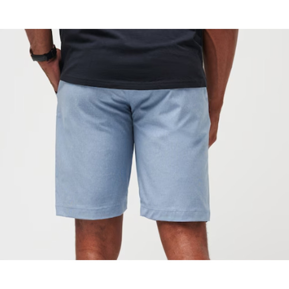 Travis Mathew Men's Beck Performance Golf Shorts 9.5" Inseam Blue Size 34 - Picture 11 of 11